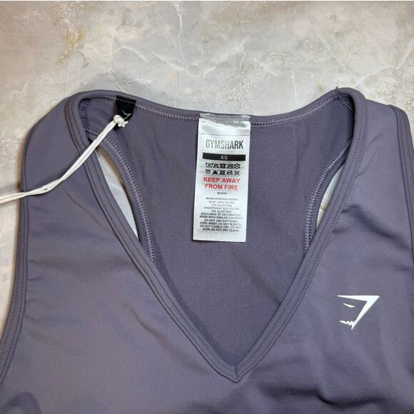 Women’s Gymshark Everyday Seamless Crop Tank – Fog Purple, Size XS (NWT) - Picture 4 of 5